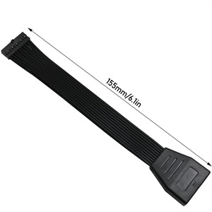 15cm Motherboard <strong>USB</strong> 3.0 19 Pin 20 Pin Male to Female Power Extension Cable Mainboard USB3.0 20pin 19 Pin Conversion Wire Line - Product Image 5