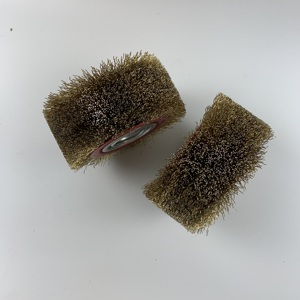 研磨机用TDF钢丝刷黄铜刷毛黄铜涂层钢丝轮刷