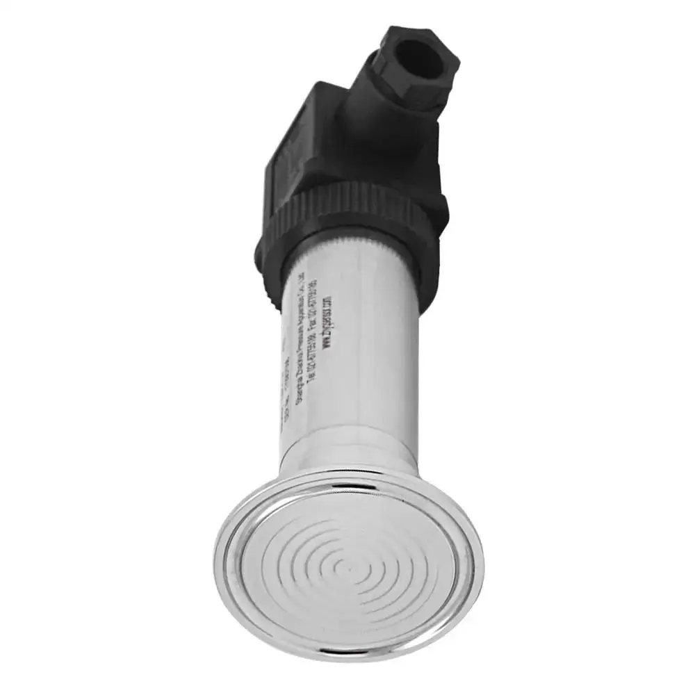 clamp mounted flush diaphragm type 0-100bar high precision water tank pressure sensor