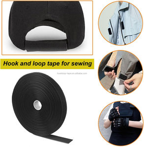 Cinta de gancho y bucle autoadhesiva Sujetadores de gancho y bucle de plástico de alta calidad Correa de cinta Gancho y bucle de un lado en el mismo lado - Product Image 3