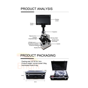 Veterinary Use Microscope All Digital Biological Microscope with Built <strong>in</strong> HD Imaging <strong>System</strong>