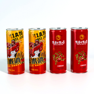 免费样品250毫升330毫升可乐罐形状彩色印刷金属罐 - Product Image 4