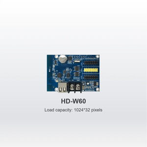 Huidu HD-W60 светодиодный дисплей Контроллер Wi-Fi карты один-двойной цвет карты управления HD-W60 - Product Image 2
