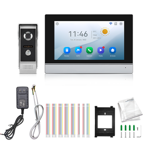 S4A 1080P WiFi 7 Inch Touch Screen Wireless <strong>Intercom</strong> <strong>System</strong> Doorbell Support OEMODM Service Wide Angle Alarm Camera for Security - Product Image 3