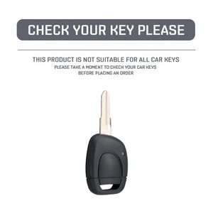 Yeni TPU araba anahtarı durum kapak Renault Twingo Clio Kangoo usta çip kesilmemiş NE73 VAC102 bıçak anahtarsız - Product Image 2