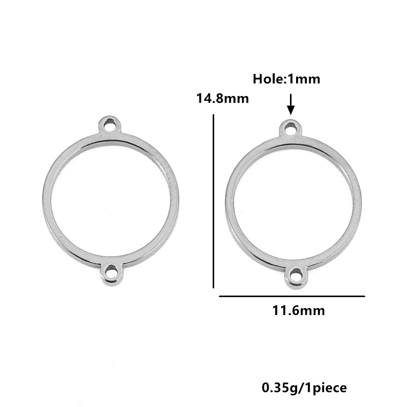 Couleur acier, 11,6*14,8 mm