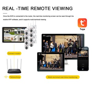 Anxinshi 3MP HD Camera Kit With Screen 8CH PTZ Control Camera Kit IP66 Waterproof <strong>Security</strong> <strong>System</strong> Camera Kit - Product Image 6