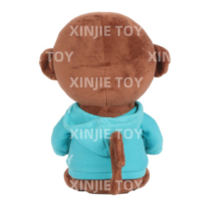 新创新仿真猴子毛绒动物玩具超软猴子玩具卡通坐猴毛绒玩具 - Product Image 3