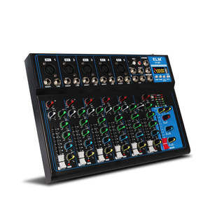 F7 Professional Dj <strong>Controller</strong>/audio Console Mixer <strong>4</strong> Channlel Audio Music Mixer Digital Audio Sound Card Mixer for Karaoke - Product Image 4