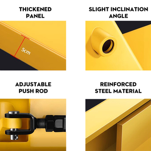 Manual Hydraulic Pallet <strong>Stacker</strong> with Hand <strong>Push</strong> Design 500kg 1000kg - Product Image 3