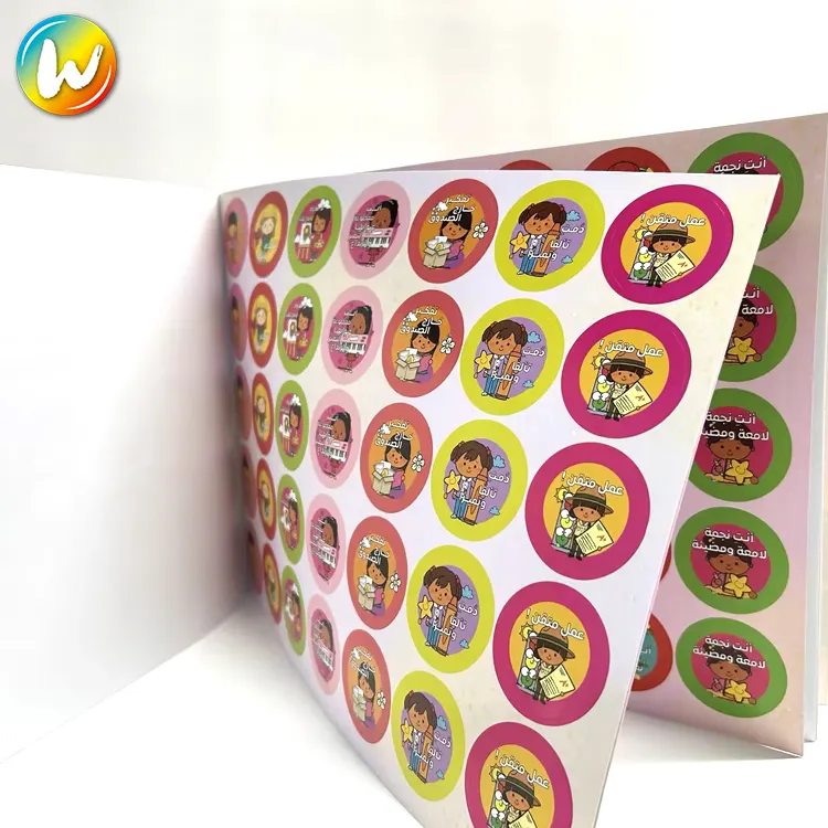 Yimi 종이 교육 색칠 그리기 활동 재사용 가능한 스티커 책 빈 스티커로 바쁜 아이들을 인쇄
