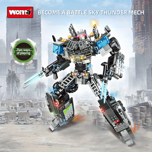 Woma Toys C0811子供用ニューキッズミリタリーフィギュアレンガおもちゃ装甲車両メカ組み立てビルディングブロック販売用