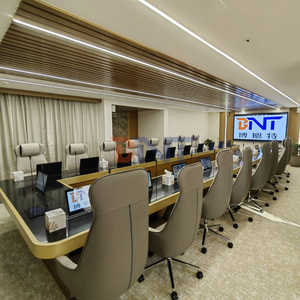 BNT 17.3\&quot; Retractable Touch Screen Lift Hidden in Meeting Table Flip <strong>LCD</strong> <strong>Monitor</strong> for Video Conferencing - Product Image 2