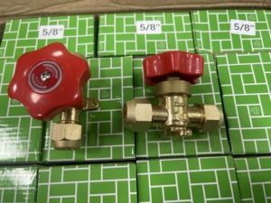制冷机组用黄铜阀体SAE 3/8连接截止阀 - Product Image 6