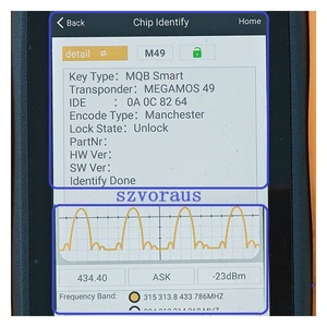 Szvoraus 100% testato V 3 pulsante chiave intelligente senza chiave (Chip 433 Mhz/MQB) - Product Image 2