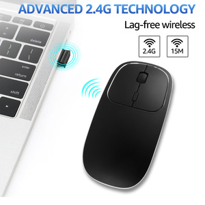 Best Rank Unique OEM Original Type C Nano USB 2.4ghz Silent Metal Rechargeable Sleek <strong>Souris</strong> Slim Wireless Mouse for PC <strong>Mac</strong> Book - Product Image 5