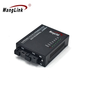 OEM ODM monomodale Media Converter 2 fo4rj45 10/100Mbps 4 RJ45 2 SC per telecomunicazione utilizzare porta in fibra singola - Product Image 2