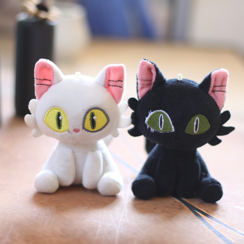 Chat noir et blanc/11CM