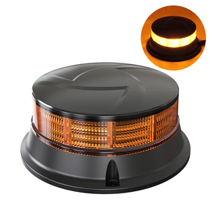 ECE SAE 30LED琥珀色闪烁警告频闪信标灯19W 8模式，带磁铁IP67 12v 24v紧急信号旋转灯 - Product Image 1