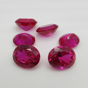 Wholesale Laboratory Lift Method for Growing Rose <strong>Ruby</strong> Oval Cut High Quality <strong>Ruby</strong> Bare <strong>Rock</strong> <strong>in</strong> Bulk From Stock - Product Image 1