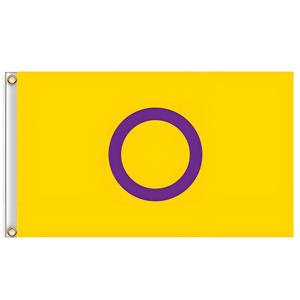 מוכן למשלוח 100% פוליאסטר 3x5ft מלאי קשת lgbt טרנסג 'נדר אינטרסקס כלול התקדמות דגל גאווה