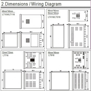 TC/RTD入力LEDディスプレイデジタル温度コントローラーサーモスタット220vSSRまたはリレー出力サーモスタット - Product Image 6