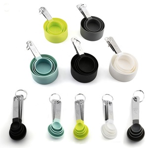 OEM 10สีทำอาหารวัดถ้วยและช้อนชุด8ชิ้นสำหรับห้องครัวเครื่องมือวัด - Product Image 3
