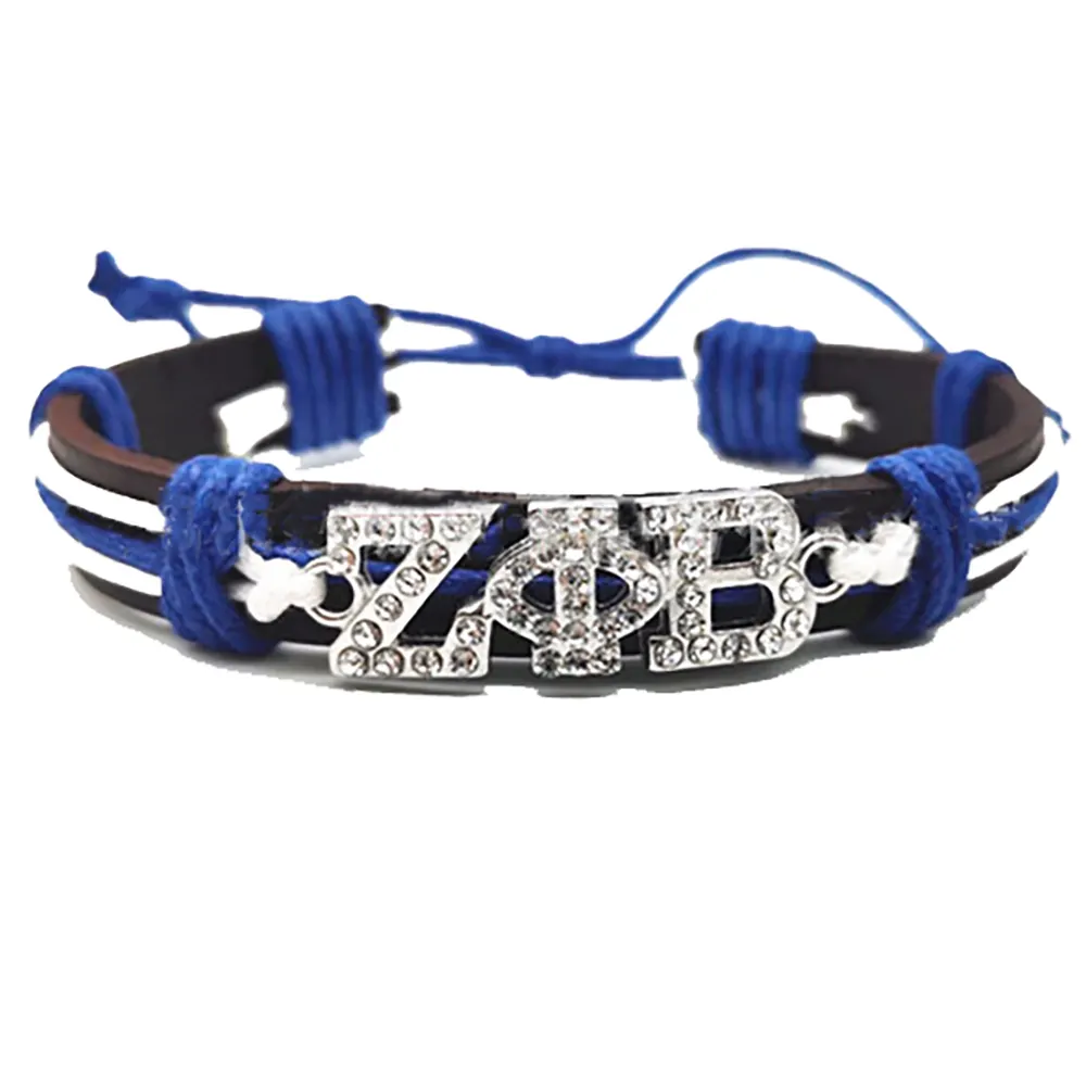 Bracelet Bijoux Accessoires Zeta Phi Beta Bracelet en cuir