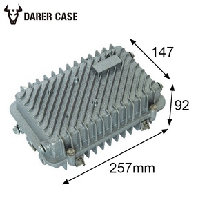 DAM048 207*207*73.5mm döküm alüminyum amplifikatör muhafaza ile N soket N soket WLAN - Product Image 1