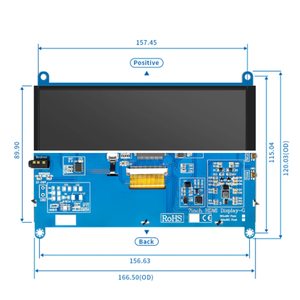 IPS 7 pollici schermo AIDA64 Display LCD mini pc Touch Module 1024x600 per Raspberry Pi 3 Pi4 PC monitor monitor orange pi