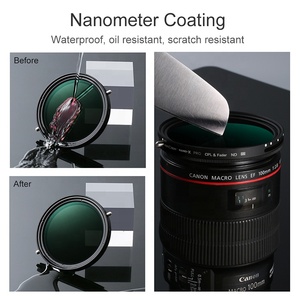 K&amp;F Concept Nano-coating CPL+VND 2in1 Lens <strong>Filter</strong>, 67mm/<strong>72mm</strong>/77mm/82mm No X-effect Variable ND <strong>Filter</strong> ND2-32 WA - Product Image 3