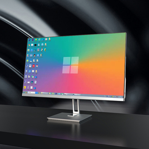 立式一体机 + 电脑21.5 27 23.8 24英寸i7 4gb/8gb台式机一体机win10系统弯曲电脑i3 i5，带电池 - Product Image 1