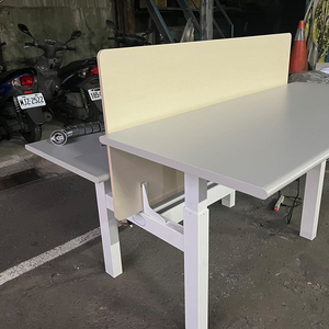 高品质人体工程学高度可调隔间桌，适用于坐立式电脑桌工作站 - Product Image 3
