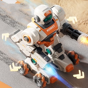 RC Roboter-Spielzeug 9 Kanäle Fernsteuerung Sprühen Wasserbombe Roboter-Spielzeug für sechsjährige Kinder spielen programmieren Roboter - Product Image 4
