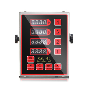 CAL4B <strong>4</strong>-Channel Commercial Kitchen <strong>Timer</strong>, Stainless Steel <strong>LED</strong> for Restaurant Kitchens, with Loud Alarm and Digital Reminder - Product Image 2