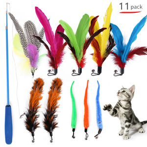 Juguetes para gatos, surtidos de juguetes para gatitos, juego de juguetes de hierba gatera con túnel de 2 vías, pluma de gato, hierba gatera, peces, ratones, bolas y campanas - Product Image 6