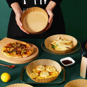Large 100 Pcs <strong>7</strong>.<strong>9</strong> Inch Square Non-Stick Parchment <strong>Paper</strong> Liners for Air Fryer Thickened Waterproof Premium <strong>Paper</strong> &amp; Paperboards - Product Image 3