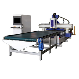 2024 vendita calda 4x8 macchina di nidificazione Router di CNC con caricamento automatico dispositivo di scarico per mobili di alta precisione macchina per la lavorazione del legno