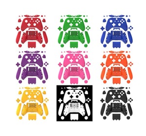 Ersatz Matte Case Gehäuse Full Shell Set Frontplatten ABXY Tasten Rechte/Linke Schienen Für Xbox Controller - Product Image 6