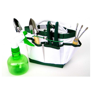 In Stock Set of 8 Garden <strong>Tool</strong> Set Durable Hand Garden <strong>Tool</strong> Kit with Large Storage Tote <strong>Bag</strong> - Product Image 1