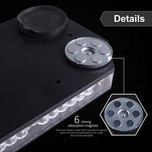 LED-915 แถบไฟแฟลชบนชั้นดาดฟ้าบาร์ไฟ DC12-24V/แผงควบคุม, 42 LED คําเตือนอันตรายรถกระพริบฉุกเฉิน - Product Image 6