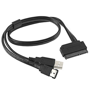 Entegre SATA 22P ESATA + USB3.0 veri ve dizüstü bilgisayar için güç kablosu sabit Disk PVC ceket uzunluğu - Product Image 1
