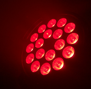 18*10W LED RGBW karıştırma renk Par ışık DMX512 kontrol ses aktif Led Par ışıkları düğün parti için - Product Image 5