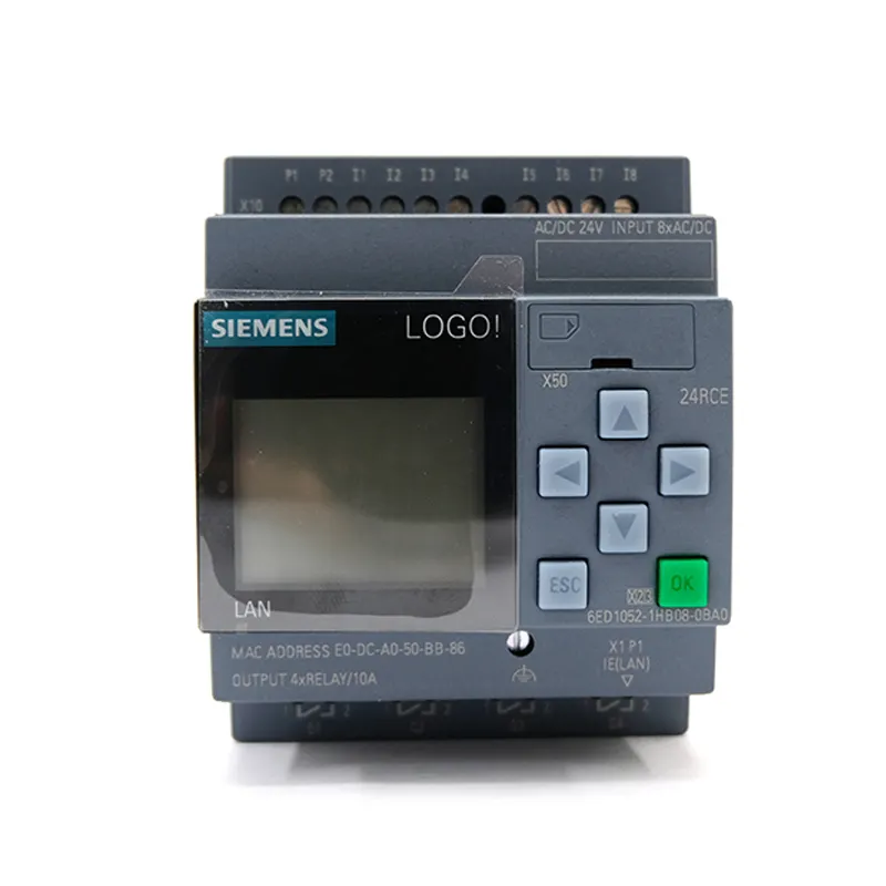 Module d'origine 6ED1052-1HB08-0BA1 logo siemens v8 3 distributeur siemen s7 s200 plc 8 230rce v8 logo 8 siemens plc