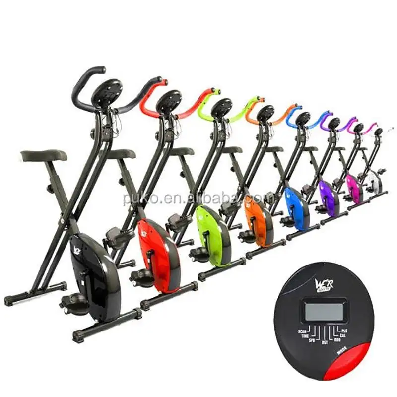 Precio atractivo bicicleta de ejercicio plegable portátil interior fitness bicicleta de ejercicio para el hogar