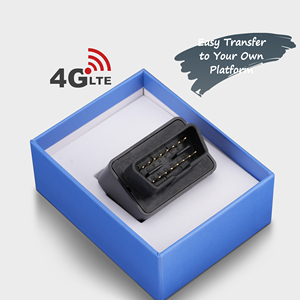 4G 2G OBD OBDII汽车全球定位系统跟踪器定位器实时跟踪设备免费应用安卓和IOS客户端徽标打印易于安装 - Product Image 1