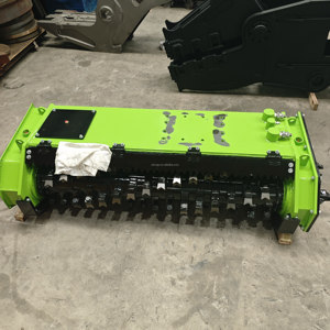 Nhà Máy Giá Skid chỉ đạo Bộ nạp tập tin đính kèm lâm nghiệp mulcher với bơm động cơ bánh răng - Product Image 5