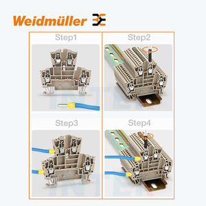 Eidmor-bloques de terminales EED 1021500000, doble ayer erminal, 2,5 - Product Image 3