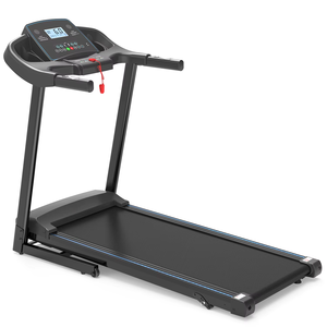 LFLY ev spor salonu elektrikli katlanabilir koşu bandı büyük LCD ekran kalp hızı fonksiyonu için koşu & Fitness motorlu koşu bandı - Product Image 2