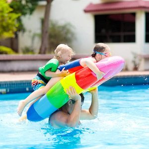 מתנפח בריכת קשת מתנפנפת Float מהיר שסתומים גדול לפוצץ קיץ חוף בריכת מפלגה טרקלין רפסודת קישוט צעצועים